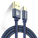 FLOVEME Denim Type C Fast Charging Data Cable 1M For Oneplus 6 5t Xiaomi Mi8 Mi6 Mix 2s Mi A1 S9+