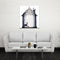 Miico Hand Painted Oil Paintings Simple Style-A Deer Family Wall Art For Home Decoration Painting