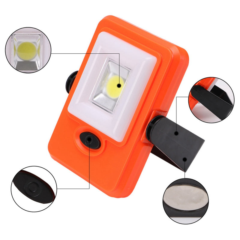 Portable COB Hook Magnetic Work Light USB Rechargeable Outdoor Lamp for Camping Fishing Hiking
