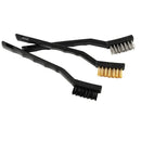 Copper Wire/ Iron Wire/Nylon Wire Toothbrush Nozzle Heated Bed Cleaning Brush Three-Piece/Set for 3D Printer Part