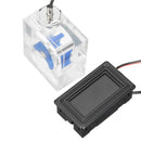 LED Thermometer 3 Way FlowMeter For Water Cooling Liquid Cooler System With 2 Barbs