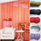 String Door Curtains Bead Window Panel Room Divider Crystal Tassel Fringe Beaded
