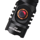 Astrolux S43 Stepless Dimming 18350/18650 USB EDC Flashlight Torch Light Tactical Safety Hammer