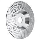 Drillpro 4 Inch Extreme Shaping Disc Tungsten Carbide Wood Sanding Carving Disc for Angle Grinder