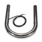 Cafe Racer Frame Hoop Tracker End Flat Seat Loop With LED Turn Brake Light