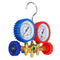 R12 R22 R502 Car A/C Manifold Gauge Set W/ 5Ft Charging Hoses Quick Couplers