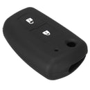 2 Buttons Car Remote Key Case Silicone Rubber Cover Fob Shell for Nissan Qashqai