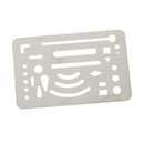 Stainless Steel French Curve Ruler Multi Shape Drawing Template Tool Office & School Supplies