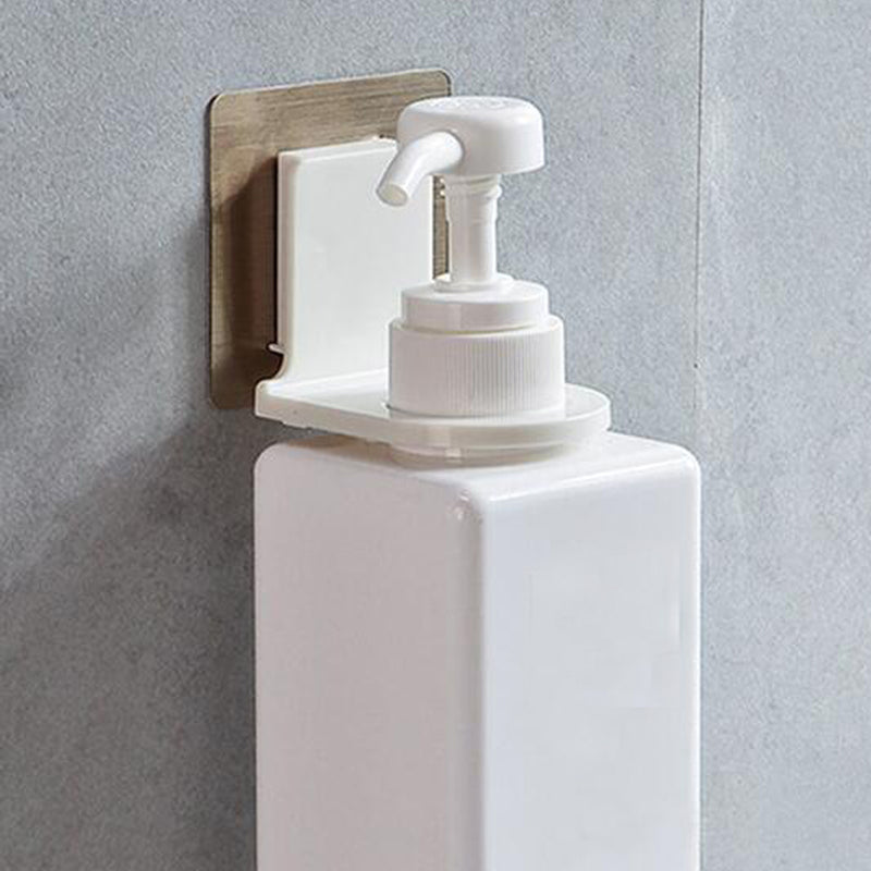 Wall Mounted Magic Sticky Shampoo Hook Shower Hand Soap Bottle Storage Hanging Holder