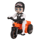 Puzzle Car Toy Trick Stunt Tricycle Light Music Rotate Bike Toys Rechargeable