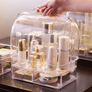 2 Drawer Clear Acrylic Cosmetic Makeup Organizer Jewelry Storage Box Desktop