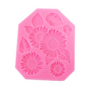 Food Grade Silicone Cake Mold DIY Chocalate Cookies Ice Tray Baking Tool Flowers And Leaves Shape