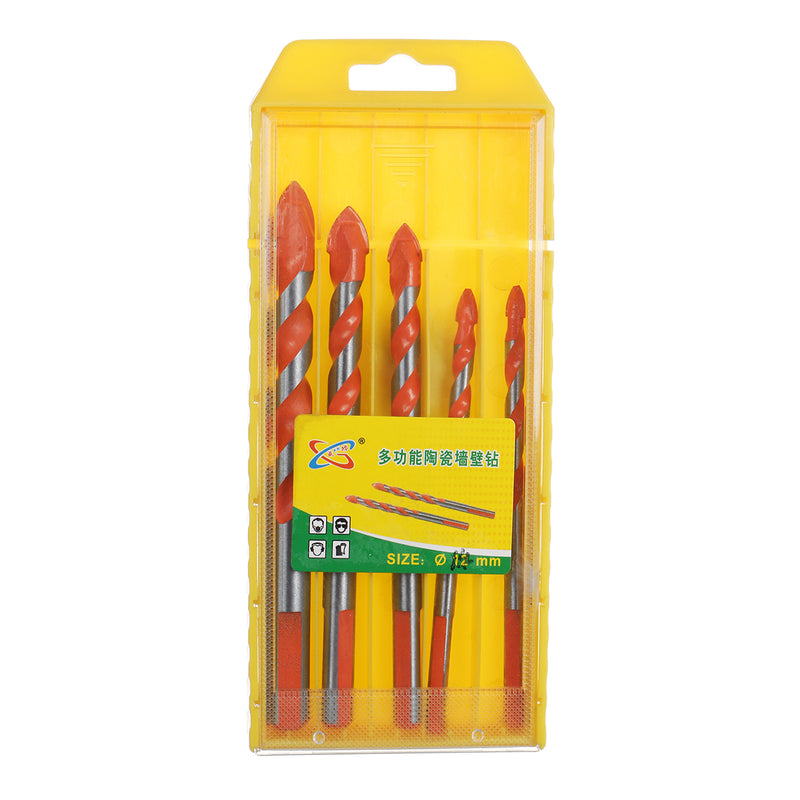 5pcs 6-12mm Hole Saw Cutter Drill Bit for Concrete Masonry Ceramics Tiles