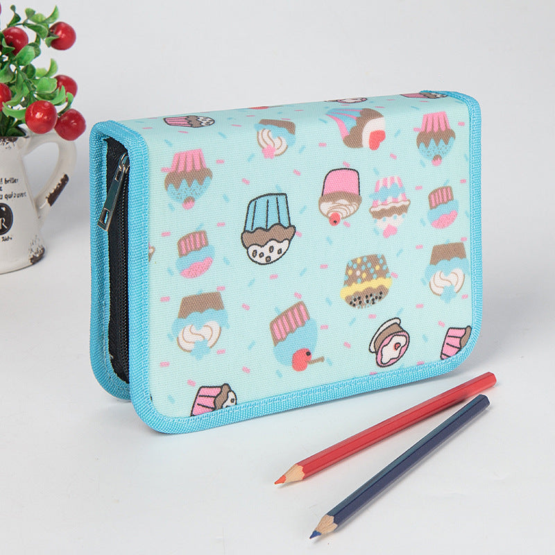 WAM PC-02 39 Slots School Pencils Case Large Capacity Pencil Bag Pouch Multi layer Brush Pocket