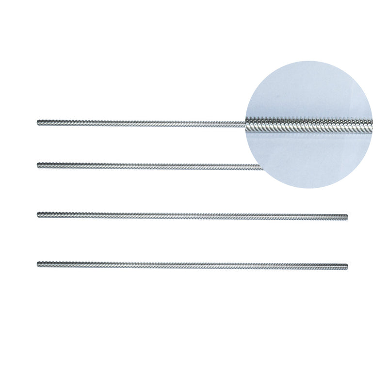 400mm 304 Stainless Steel T8 Lead Screw With T8 Brass Nut for 3D Printer
