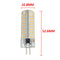 G4/G9/E11/E12/E14/E17/BA15D Dimmable LED Bulb 4W 80 SMD 4014 Corn Light Lamp AC 220V