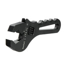 AN3-AN16 Adjustable Aluminum Wrench Fitting Tool Spanner Black