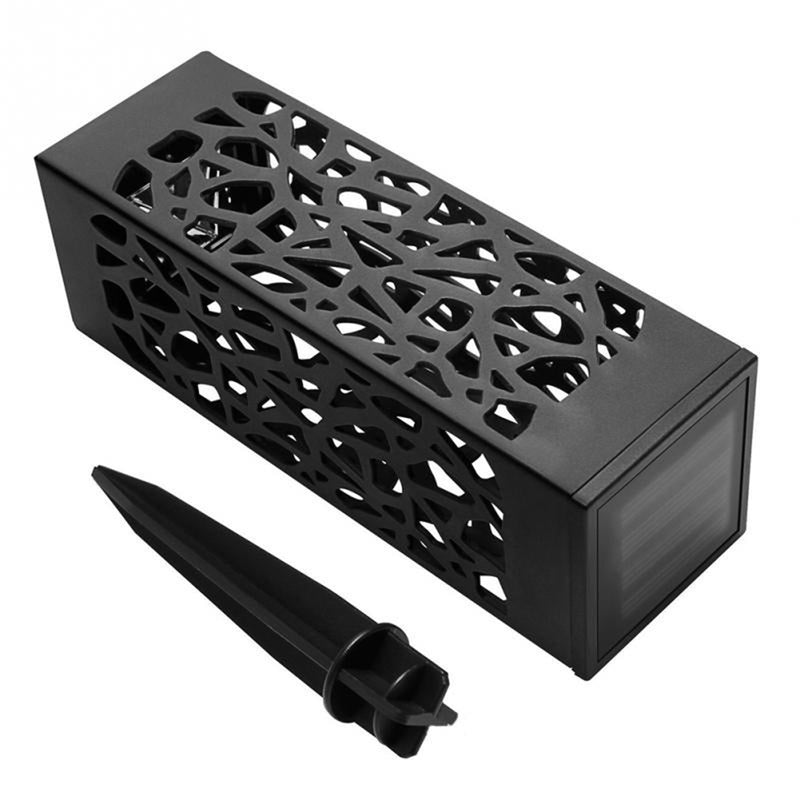 Solar Power Light Sensor Hollow Out Lawn Lamp Waterproof Pathway Outdoor Garden Landscape Light