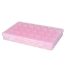 28 Slots Cosmetic Organizer Clear Acrylic Makeup Holder Case Box Jewelry Storage Box