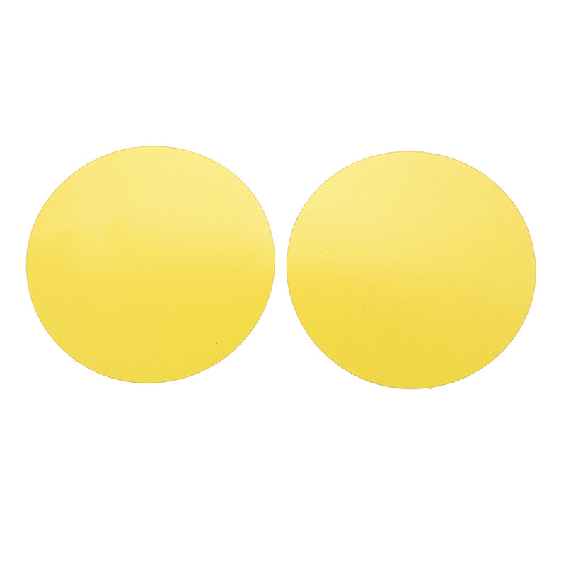 6pcs N35U Heated Bed 25*2mm Circular Magnet with Back Glue High Temperature Glue for 3D Printer