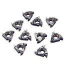 Drillpro 10pcs 16ER AG55 Tungsten Steel Inserts External Turning Tool Holder Inserts