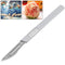 10Pcs Carving Surgical Blades DIY Cutting Tool PCB Repair Animal Surgical Tool with Handle