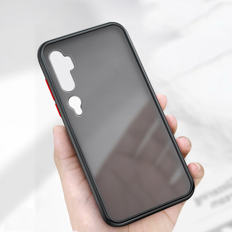 Bakeey Armor Shockproof Anti-fingerprint Matte Translucent Hard PC&Soft TPU Edge Protective Case for Xiaomi Mi Note 10 / Xiaomi Mi Note 10 Pro / Xiaomi Mi CC9 Pro