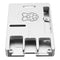 Ultra-thin Silver Aluminum Alloy CNC Case Portable Box Support GPIO Ribbon Cable For Raspberry Pi 3