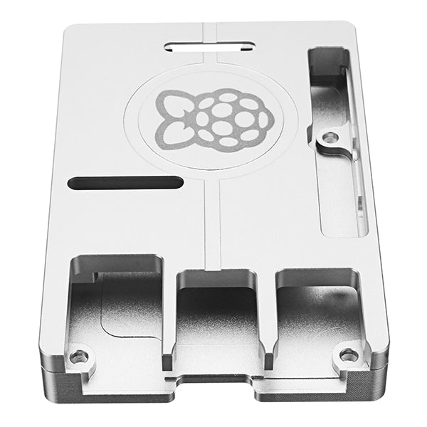 Ultra-thin Silver Aluminum Alloy CNC Case Portable Box Support GPIO Ribbon Cable For Raspberry Pi 3
