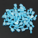 Excellway TC01 50pcs Blue Quick Splice Wire Terminal And Female Spade Connector Set