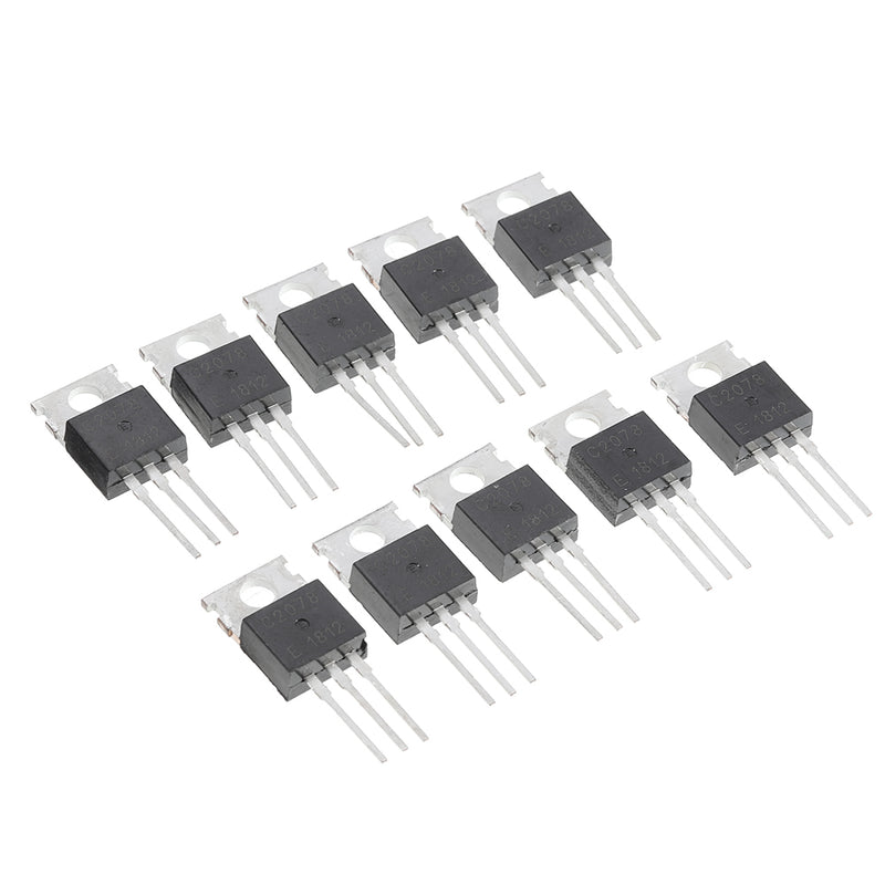 10pcs C2078 2SC2078 3A 80V NPN High Frequency Transistor Channel