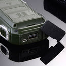 GIONLD 2019 2.4 inch 3000mAh Power Bank Magical Voice Military Antenna Analog TV FM Radio bluetooth Flashlight Dual SIM Card Feature Phone