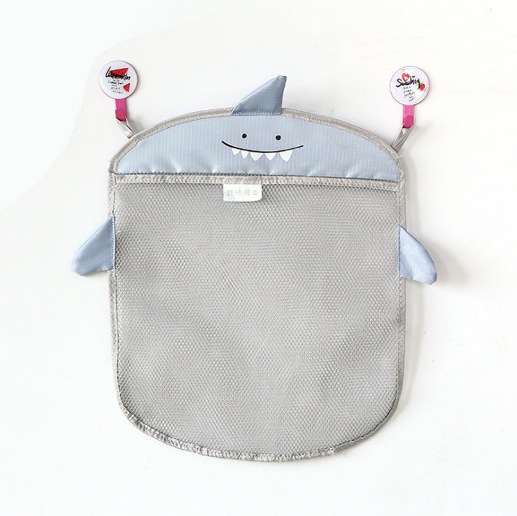 Honana BX-144  Cartoon Bathroom Folding Mesh Hanging Storage Bag  Bathing Toy Storage Organizer