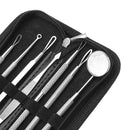 Y.F.M 7Pcs Stainless Steel Multipurpose Blackhead Acne Comedones Remover Extractor Tool Set Kit