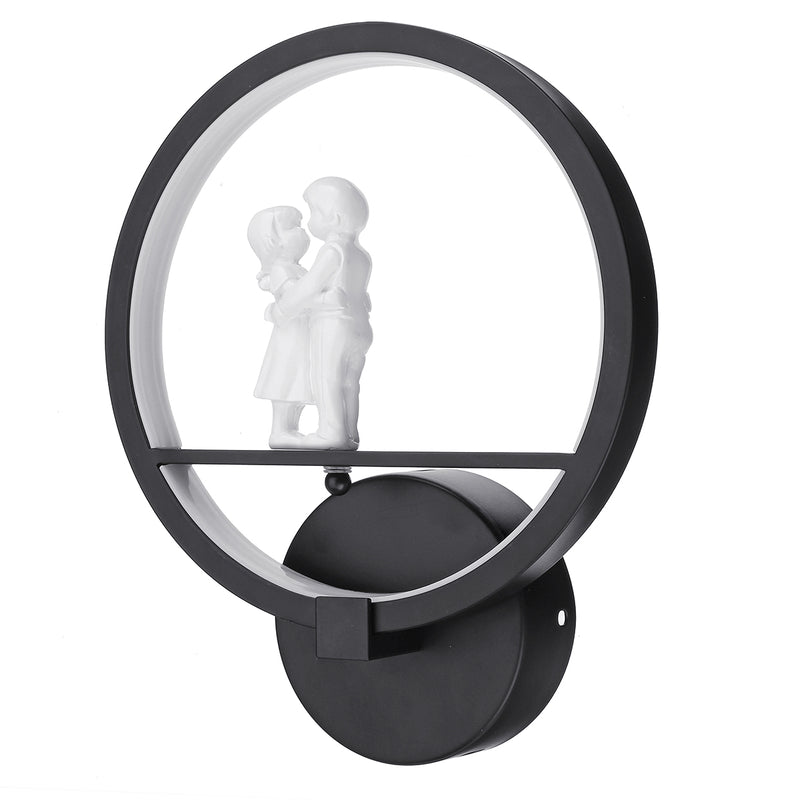 Modern Acrylic Couple Light LED Lamp Nordic Led Belt Room Wall Decor 20cm