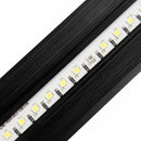 2W 13cm Adjustable 2835 LED Aquarium Fish Tank Super Slim Light Lamp Black