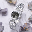 LVPAI P827 Crystal Love Heart Gift Women Wrist Watch Full Steel Casual Style Quartz Watches