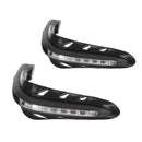 Pair Motorcycle Amber LED Light Handguard Protector For Off Road ATV Handlebar