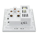 2.1A 110V-260V Dual USB Wall Socket Switch Charger AC/DC Power Adapter Plug Outlet Panel