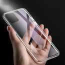 Cafele Clear Crystal 6D Tempered Glass Scratch Resistant Protective Case for iPhone 11 Pro Max 6.5 inch
