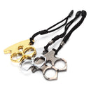 Stainless Steel  EDC Window Breaker Self Defense Tools Fist Finger Buckle Ring