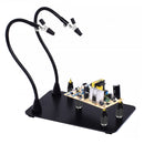NEWACALOX Magnetic PCB Board Fixed Clip Fixture Flexible Arm Soldering Third Hand Soldering Iron Holder Repair Tools