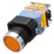 Excellway 22mm NO+NC Momentary Panel Mount DPST Control Push Button Switch AC220V