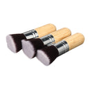3 Pcs Flat Dense Makeup Brushes Powder Concealer Liquid Foundation Beauty Tools
