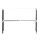 495-850mm Storage Shelf Double-layer Multi-function Telescopic Framework Kitchen Storage Rack