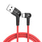 Blitzwolf BW-AC1 3A 90Right Angle USB A to Type-C Data Cable 0.9m 1.8m for Gaming Mobile Phone Samsung Xiaomi HUAWEI