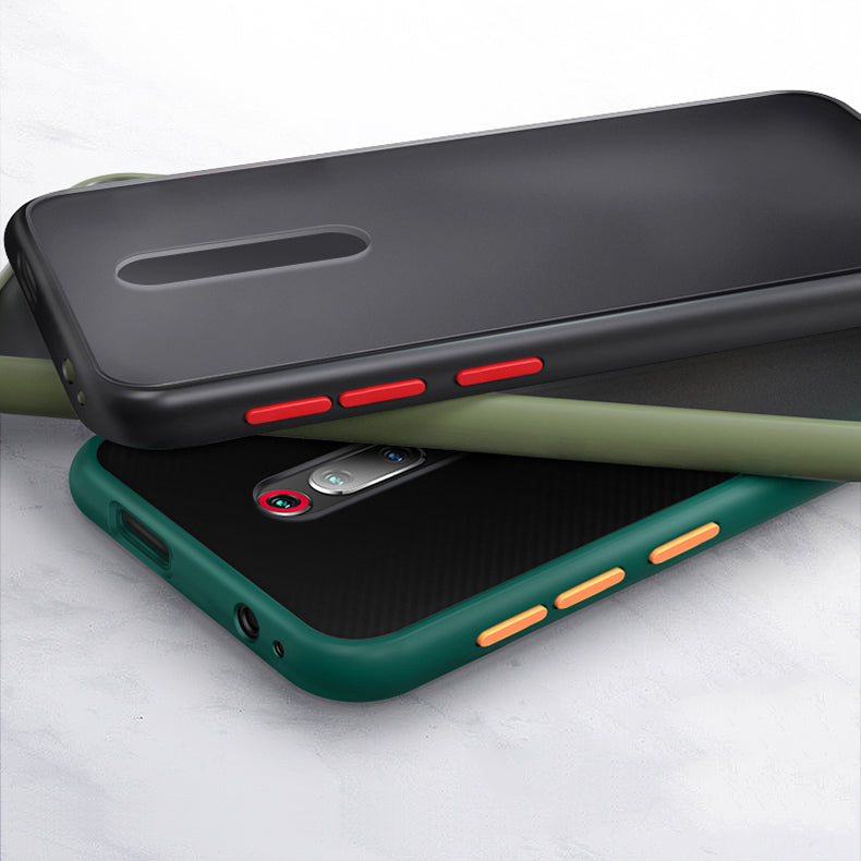 Bakeey Armor Shockproof Anti-fingerprint Matte Translucent Hard PC&Soft TPU Edge Protective Case For Xiaomi Mi 9T / Xiaomi Mi 9T pro / Xiaomi Redmi K20 / Redmi K20 pro