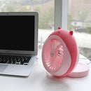 Portable Mini USB Misting Fan Water Spray Fan Rechargeable Personal Cooling Mist Humidifier Fan