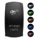 DC12/24V Marine Boat Car OFF ROAD LIGHTS LED Switch Red/Blue/Green/Orange/White
