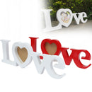 Love Wooden Picture Frame Romantic Photo DIY Wedding Lover Gift Home Room Decoration